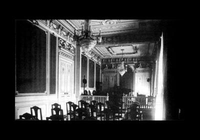 Sala del Pleno de la Casa de la Avenida Juárez número 42.